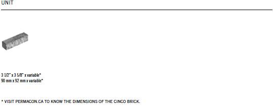 Unit Cinco Brick