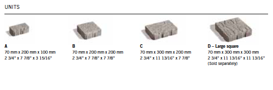 Unit Trafalgar® Pavers