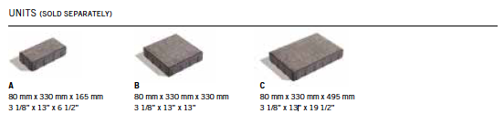 Unit Lexa Pavers